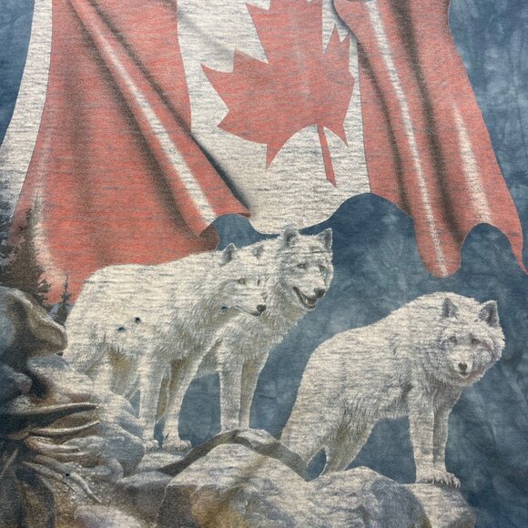 M Vintage Niagara Falls Canada Wolves Graphic T - Picture 5 of 5